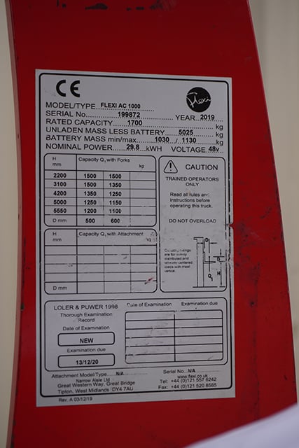 Flexi AC 1000 Fleet No 16664